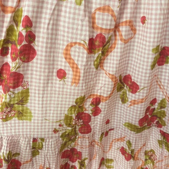 Urban Outfitters Pink and Green Floral Dress - Picture 6 of 8